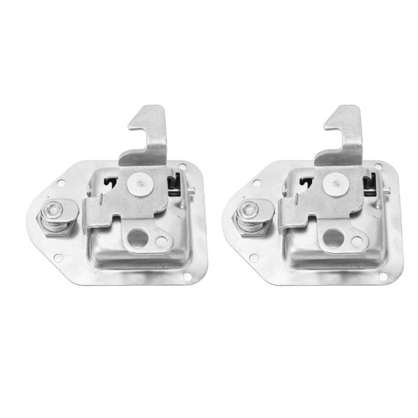 Toolbox Latch Pair, Stainless Steel Paddle Lock with Keys