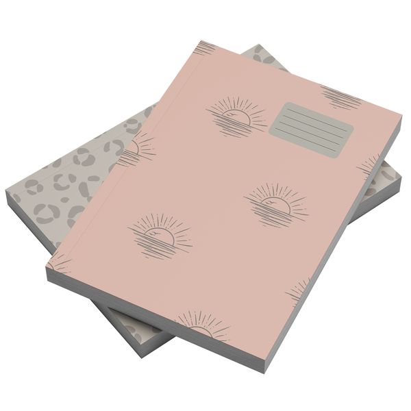 Beach Blish A4 self-adhesive book covers and stationery label bundle