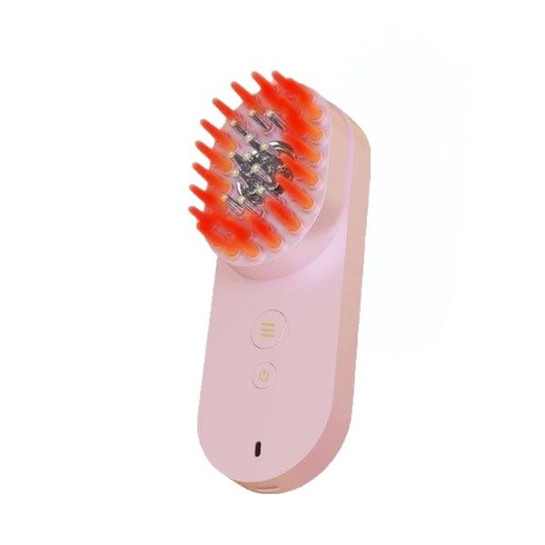 Electric Scalp Massage Comb with Essence Infusion (Pink)