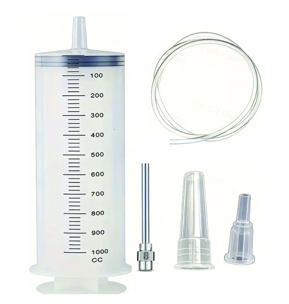 1000ml Health Tool Plastic Syringe, Large Capacity Liquid Syringe.oil pump.