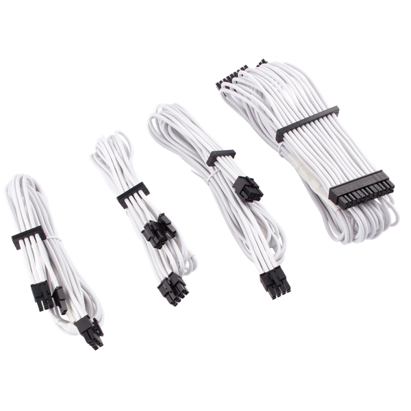 Corsair Premium Individually Sleeved PSU Cables Kit Gen 4 – White