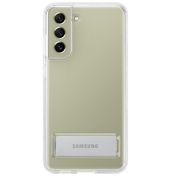 Samsung Original Clear Standing Cover For Galaxy S21 FE - Transparent