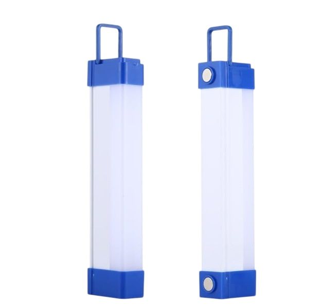 20W USB Rechargeable Emergency LED Tube Light 17CM Pack of 2