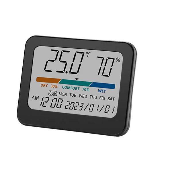 Multifunction Indoor Temperature Humidity Monitor for Living Room Bedroom