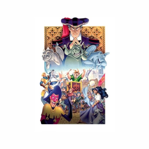 The hunchback of Notre Dame Movie abstract - A1 poster