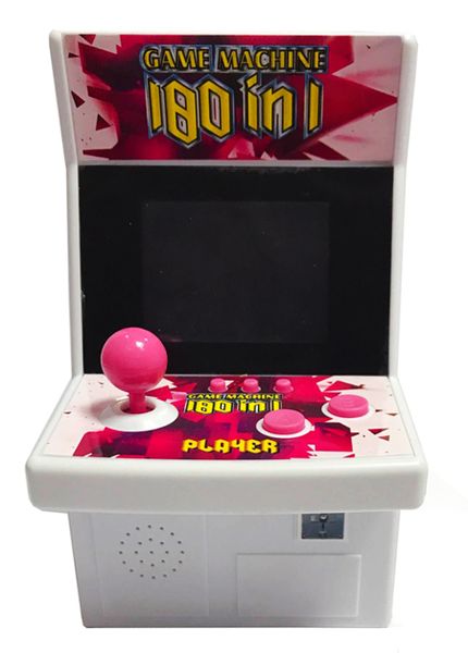 Retro Mini Arcade Game Console Handheld Player - Pink