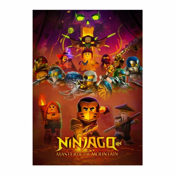 Lego Ninjago Master Of The Mountain - A1 Poster