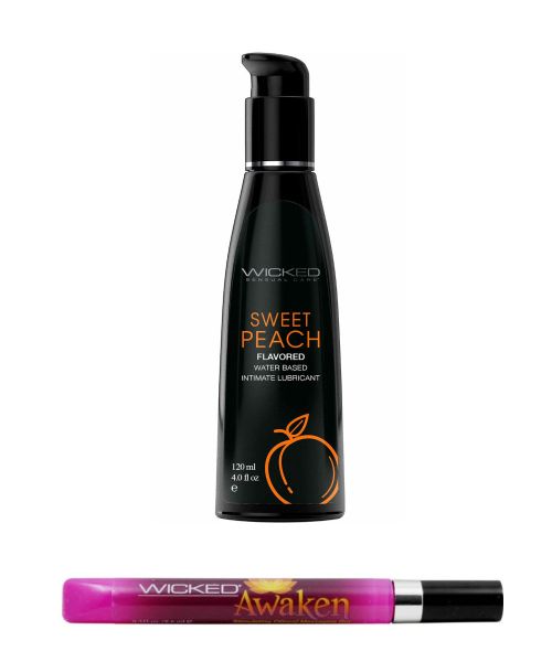 Wicked Adult Sensual Stimulating Clitoral Gel w Sweet Peach Lube Lubricants