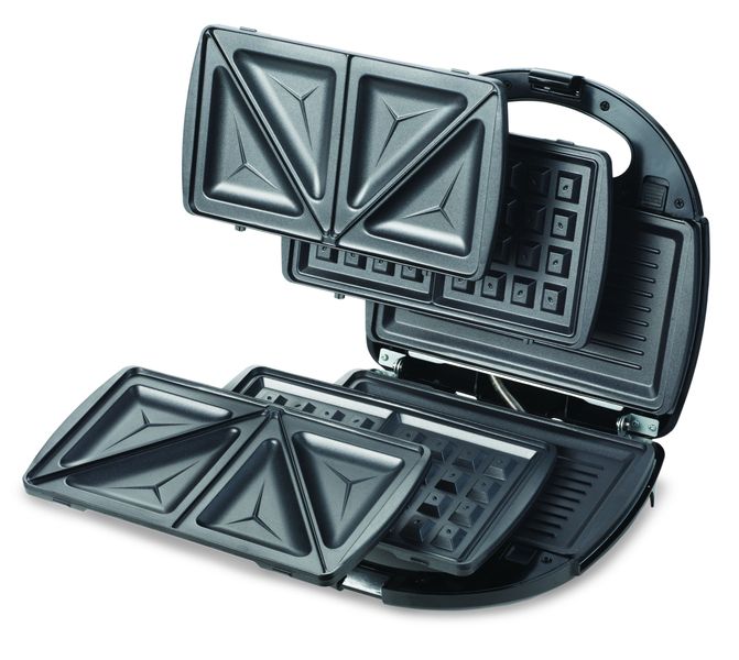 Kenwood - Accent Collection 3-in-1 Sandwhich/Waffle Maker &amp; Grill - SMM01
