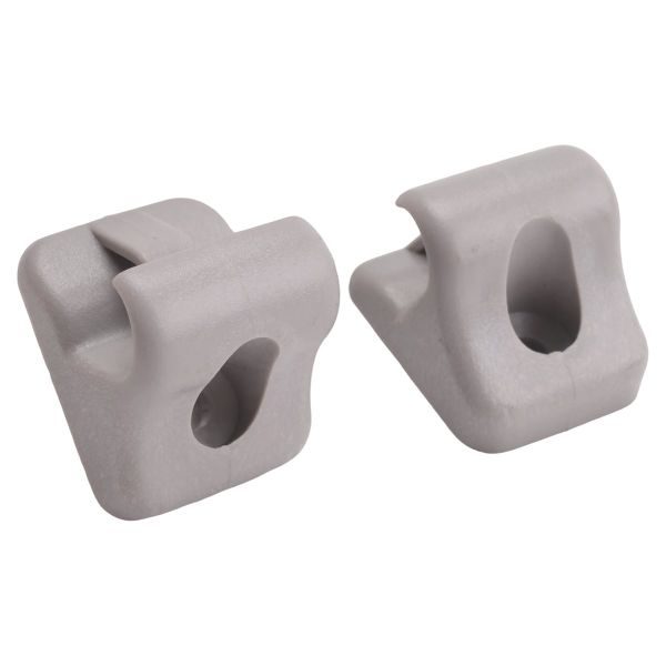 2 Pieces 8523505100OM Retainer Sunvisor Clips Bracket Grey