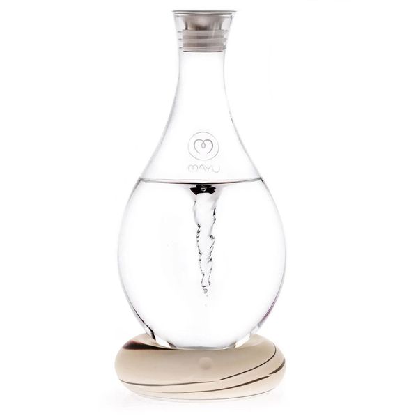 Mayu Waterswirl by Luxehub Glass Single Decanters