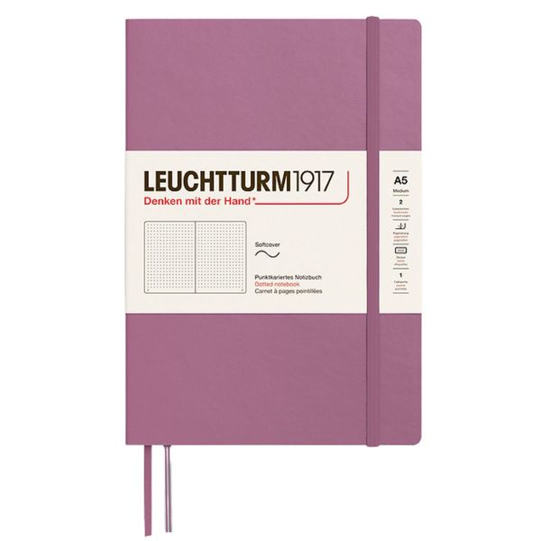 Leuchtturm Notebook Medium (A5) Softcover Journal 123 Dotted Pages