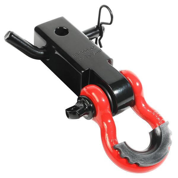 Tool Breaking Off-Road Strength Trailer Shackle Hitch Receiver - 25cm