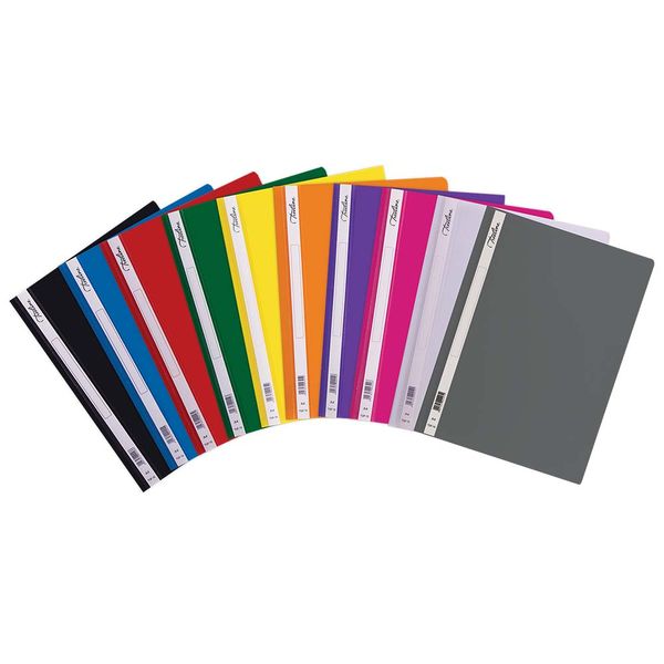 Treeline Assorted A4 Quotation Folders For Filing - Pack of 10