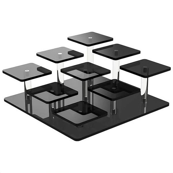 Acrylic Display Rack, Blind Box Storage Rack, Dessert Shelf 9Tier