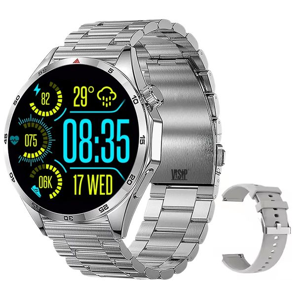 Silver Executive Edition Smartwatch-Professional Polish with Smart Features