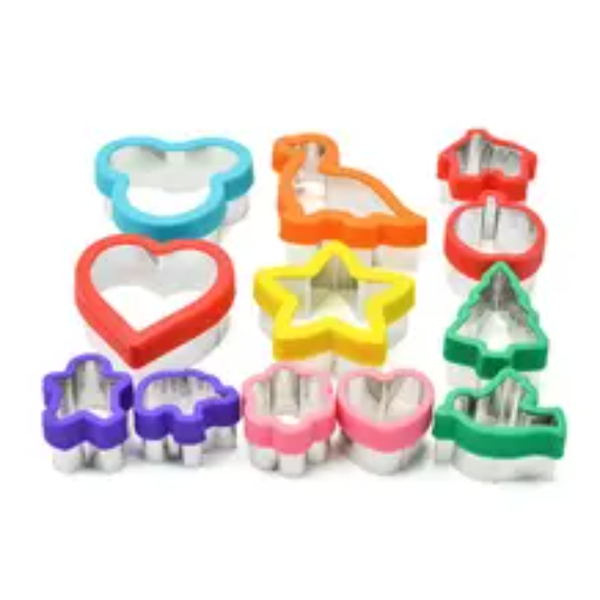 Stylish Sandwich/Cookie Cutter Mold - 12 Piece