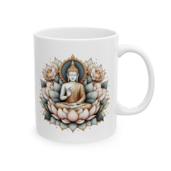 Buda in peace flower - Mug