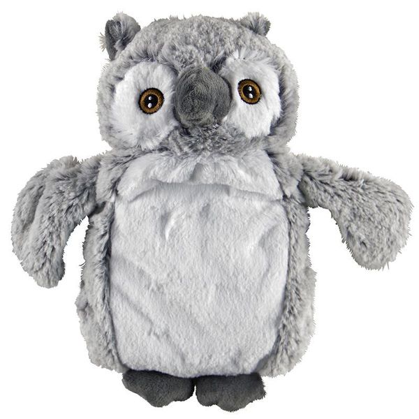 Snuggly Bits Microwave Heating Pad with Cerarmic Beads - Grey Owl