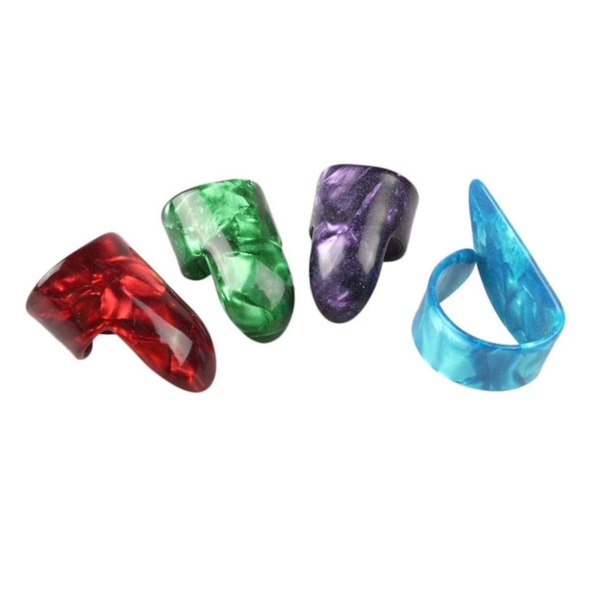 Guitar Finger and Thumb Picks Pack 1 Thumb Pick 3 Finger Picks