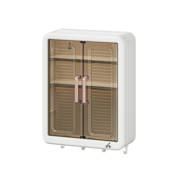 ALANES Wall Mounted Makeup Organizer Cosmetic Storage Vanity Organizers
