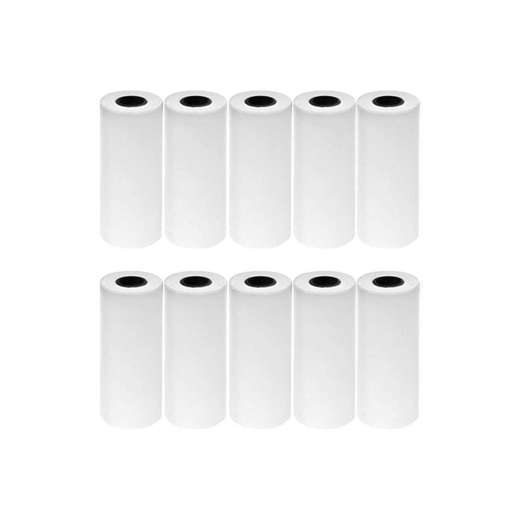 White thermal paper rolls 57x40mm set of 10 shop today get it