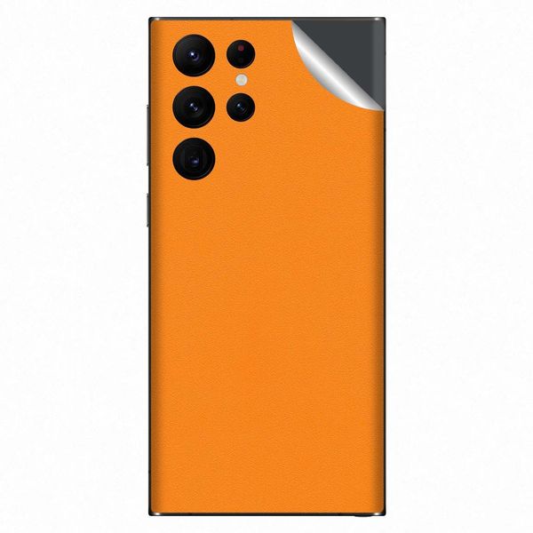 Matte Orange 3M Sticker Skin + Clear Case For Sa image