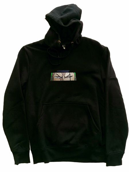 Zoro One Piece Embroidered Hoodie