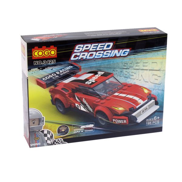 COGO Building Blocks - Speed Crossing Sprint - 195 Piece Set