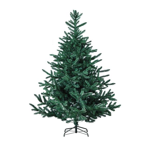 Traditional Christmas Tree with Artificial Pine and Metal Stand - 1.1m