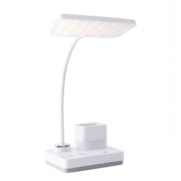 LED Touch Table Light With Pen Container Case &amp; Phone Holder Reading Lamp
