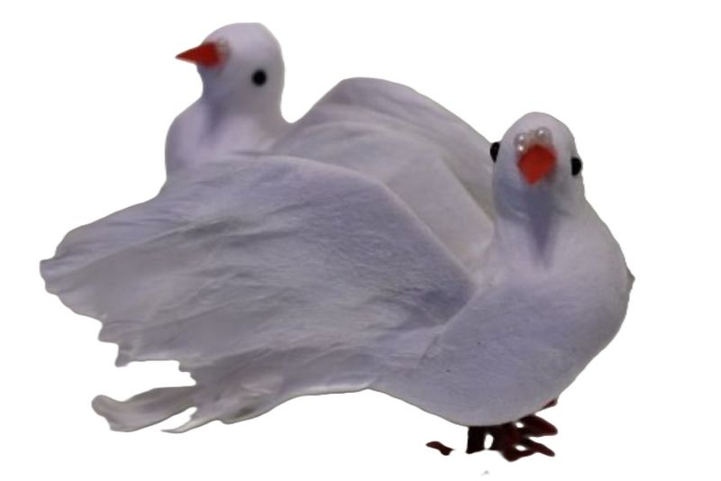 23cm Doves Set 2