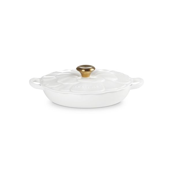 Le Creuse Signature Petal Shallow Casserole - 26cm