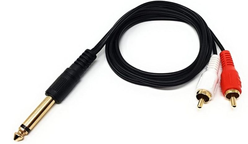 Mono Jack to RCA Cable