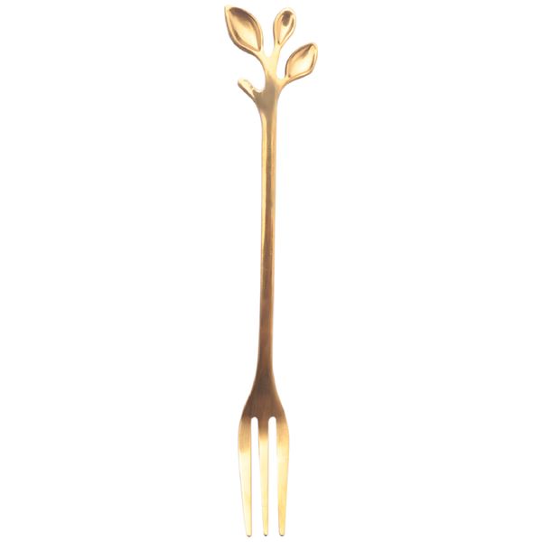 20Pcs Stainless Steel Flatware Fork Dinnerware Kitchen Leaf Shape