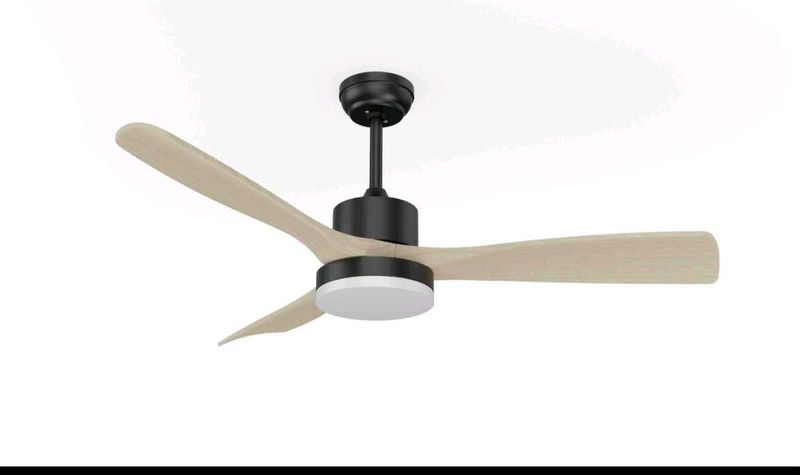 White-Brown Indoor Remote Controlled Wall Mounted Fan, Ceiling Fan