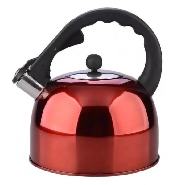 Red Stainless Steel 3 L Kettle