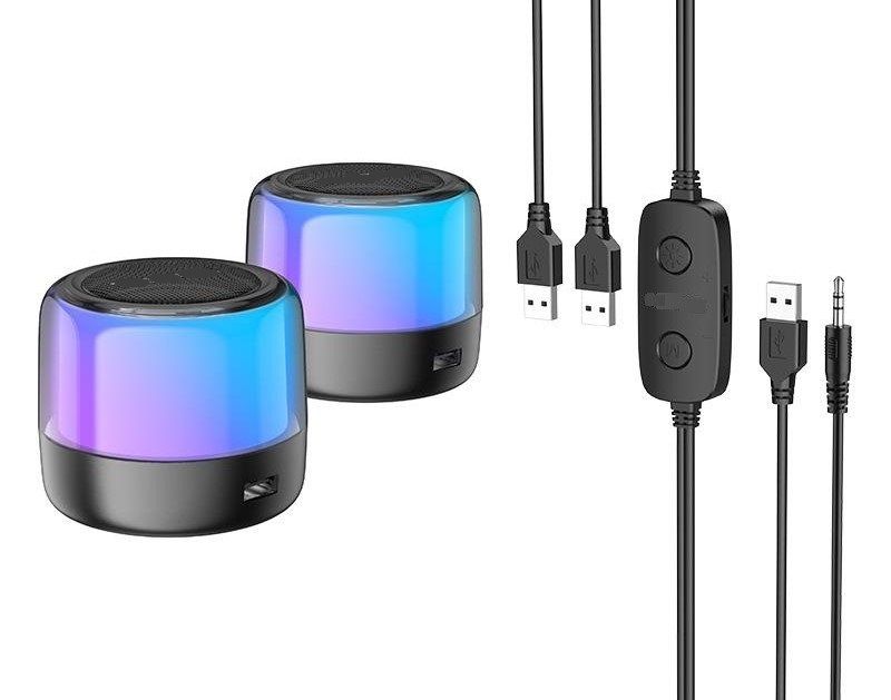 RGB Lighting Bluetooth/AUX Wired 2in1 Speaker Shop Today. Get it
