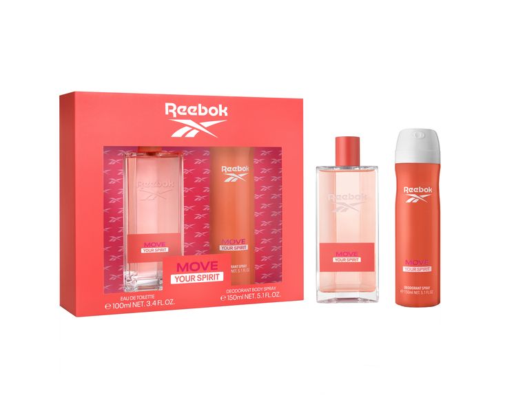 Reebok Move Your Spirit Set 100ml + Body Spray 150ml Female