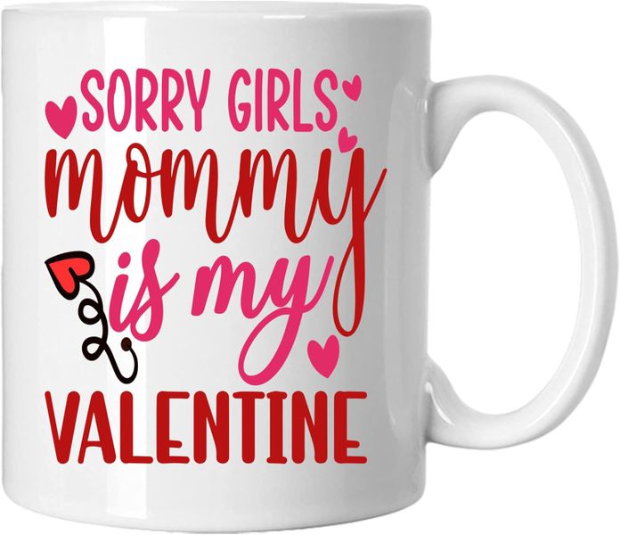 Girls, I Choose Mom -Father's Day-Mother's Day-Valentines-Christmas Mug