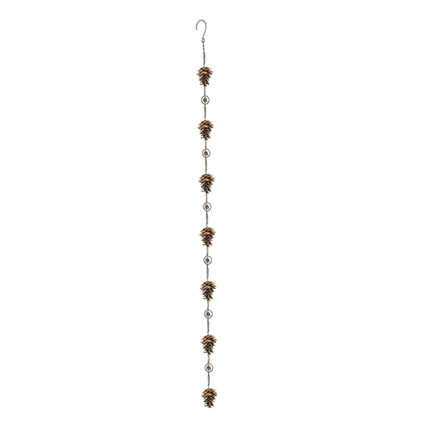 Pine Cone Shaped Rain Chain Pine Cone Decorative Hanging Chain