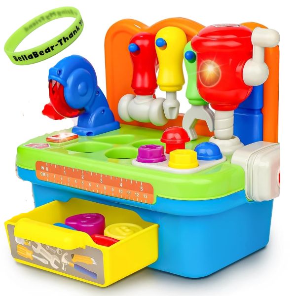 Baby Toddler Workbench with Light &amp; Sound - BellaBear Wristband