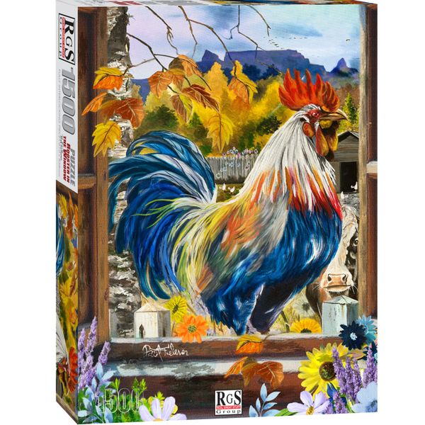 RGS Group Rooster in the Window Jigsaw Puzzle - 1500 Piece