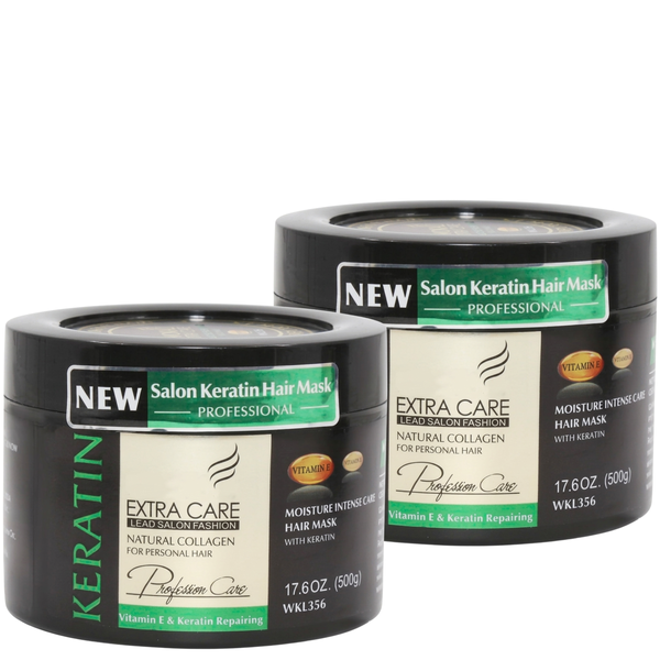 Keratin Extra Care Moisture Intense Care Hair Mask with Keratin - Pack of 2