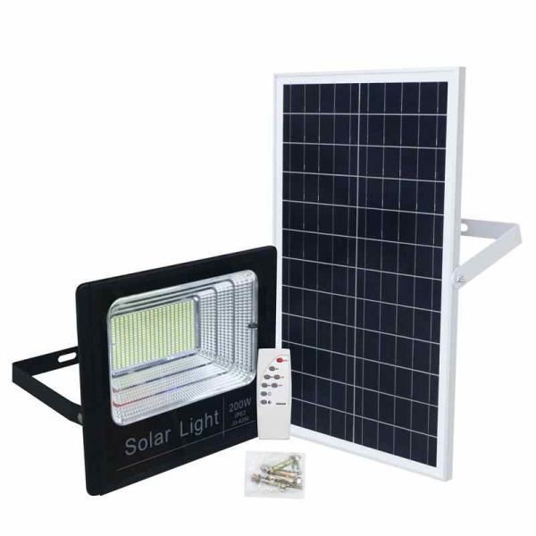 Optic Waterproof 200W Outdoor LED Solar Flood Lamp