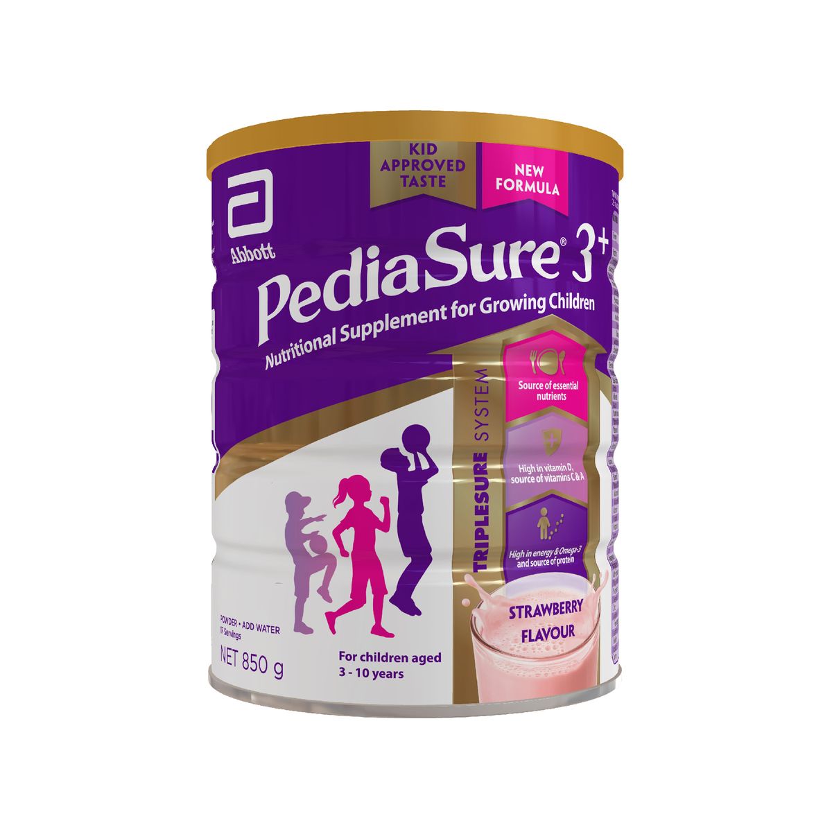 PediaSure 3 Child Nutritional Supplement Strawberry 850g Buy Online 