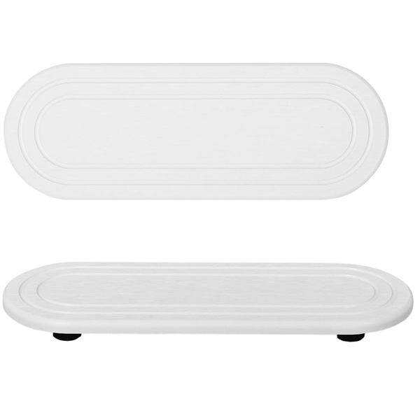 Diatomite Water Absorbent Stone Sink Trays Bathroom Kitchen Coaster - Pack of 2