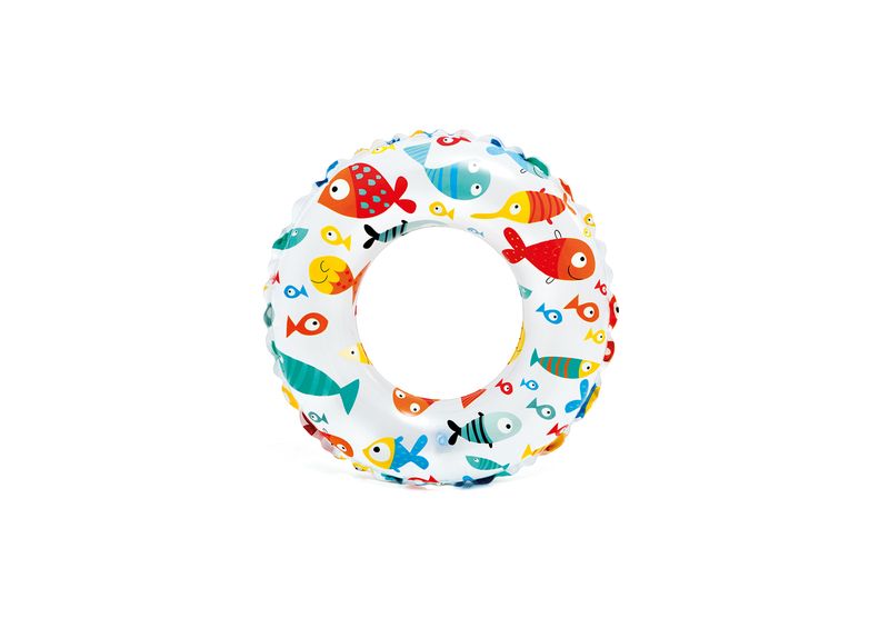 Intex Lively Print Swim Ring - Fish