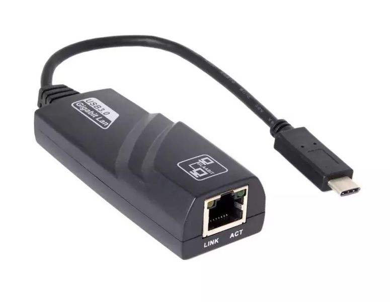 USB-C 3.1 To RJ45 Lan Network Gigabit Ethernet Adapter 10/ 100/ 1000 Mbps