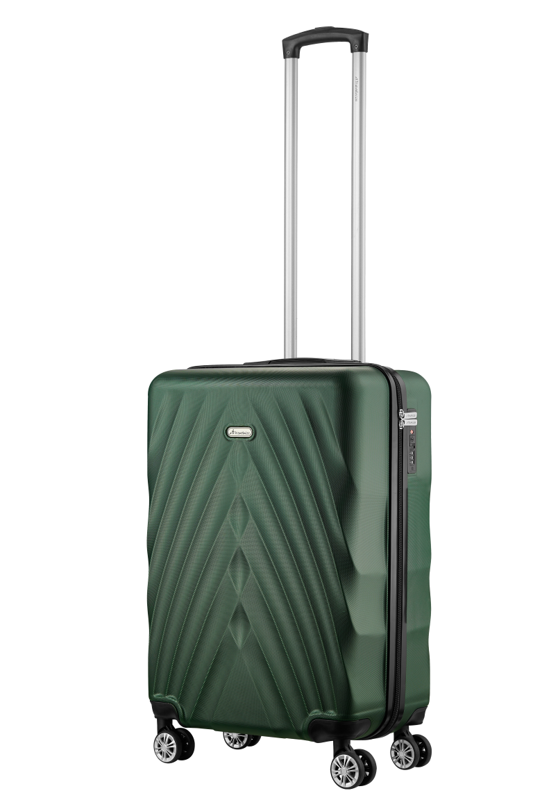 Travelwize Terra Hard Shell Spinner Luggage - Lightweight 4-Wheel